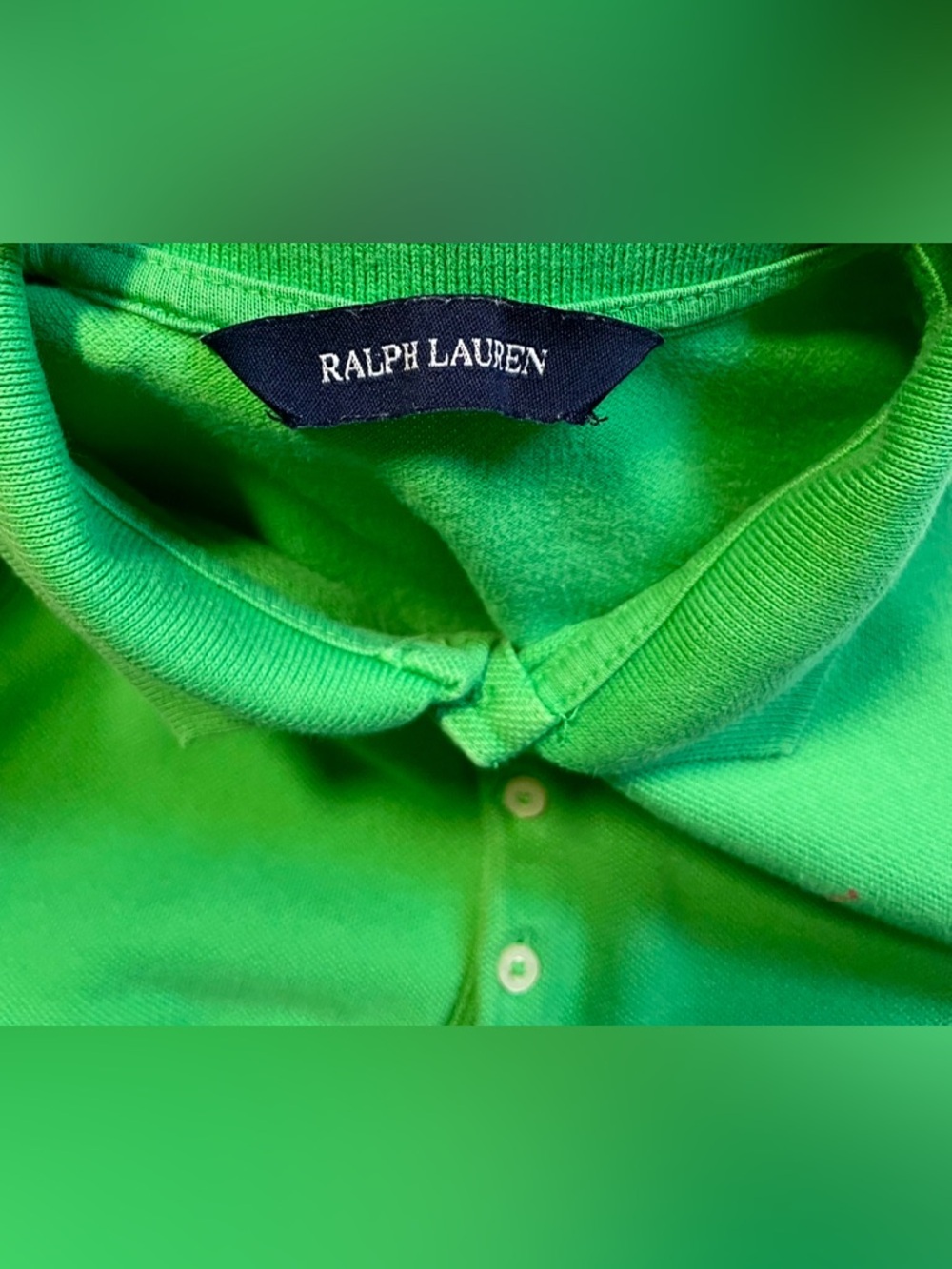 Ralph Lauren Polo Ruffle Hem Dress Girls Size 6X/7 - Picture 2 of 3